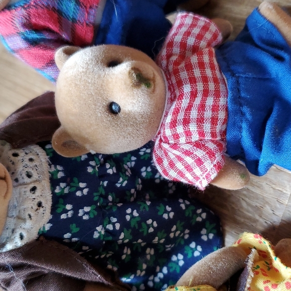 VINTAGE "Best Friends" Bear and Raccoon Set - Picture 4 of 8